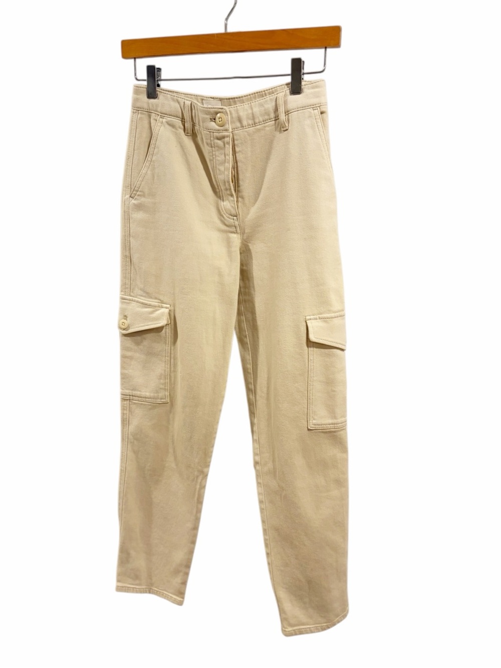 Aritzia Wilfred Free Modern High-Waist Cargo Pant Birch size 2